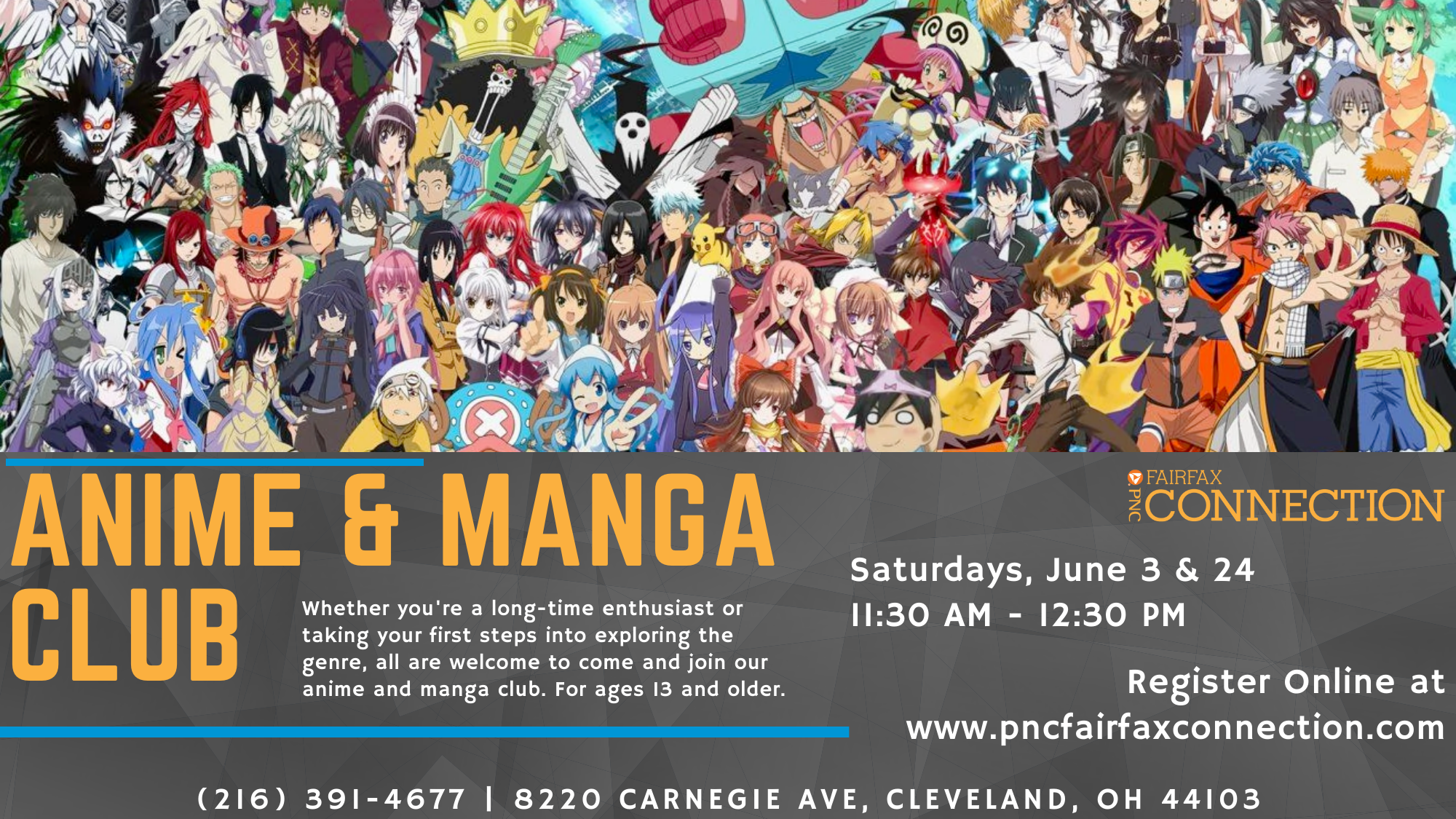 Anime & Manga Club (LIVE) - PNC Fairfax Connection