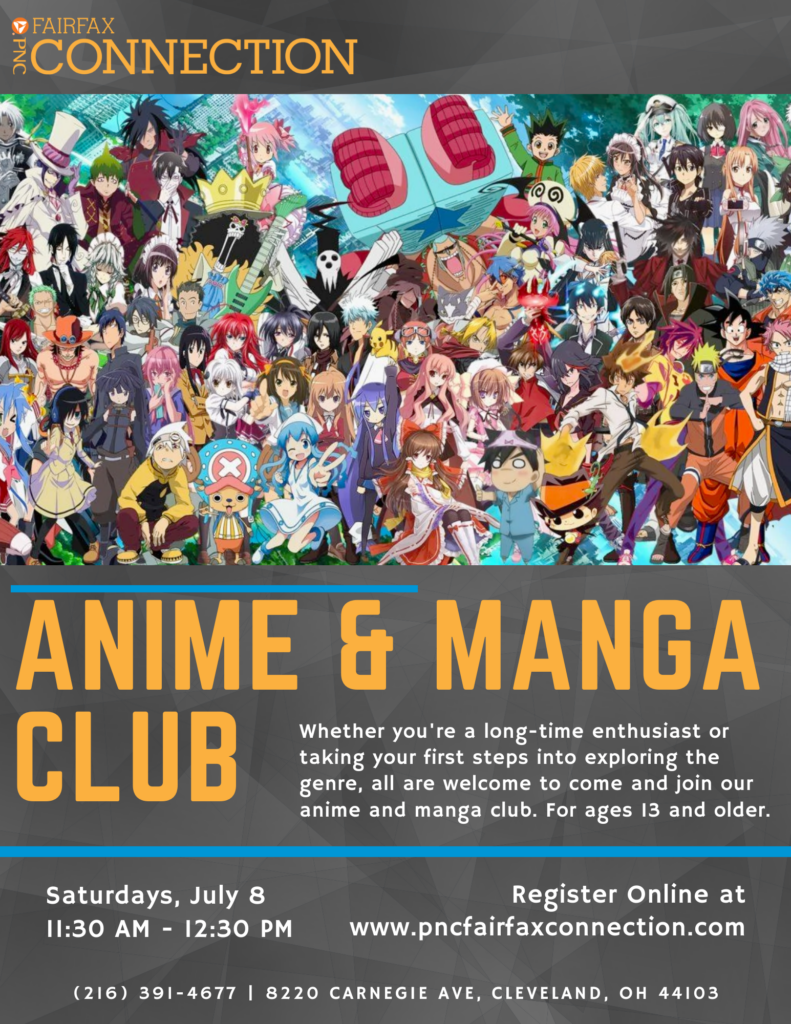 NMA Anime Club, April 5 to December 27, Online Event